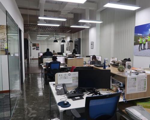 Open office area inside the 澳门足彩app Malaysia office